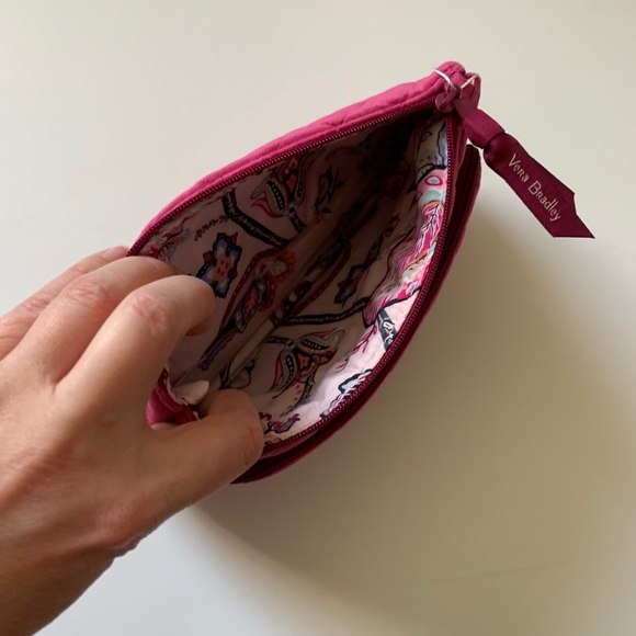 NWT! Vera Bradley Magenta Velvet Compact Organizer - Picture 4 of 5